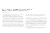 Driving enterprise efficiency through interoperability