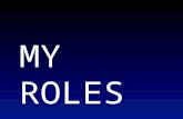 My Roles - A2 Media Studies