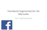 Facebook segmentación de mercado