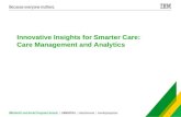 Innovative Insights for Smarter Care: Care Management and Analytics