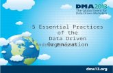 5 Essential Practices of the Data Driven Organization