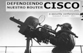 Defendiendo Nuestro Router CISCO