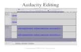 Audacity editing