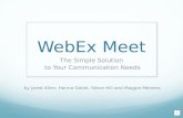 Group 6 Presentation: WebEx Meet