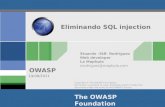 Eliminando SQL injection