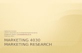 Marketing 4030