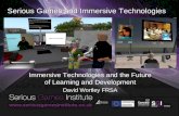Immersive Technologies and Learning and Development