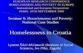 Homelessness in Croatia