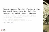 MUE2012-Space-aware Design Factors for Located Learning Activities Supported with Smart Pones