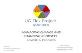 Ug flex project findings handout