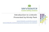 Servisource presentation on Linkedin for Jobseekers