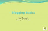 Blogging basics - Liz Horgan