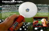 Custom glow light expand the brand sports concerts promotional items