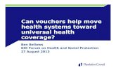 Can vouchers help move health systems toward universal health coverage?