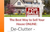 Sell Your House Online - DE-CLUTTER edition
