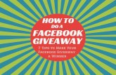 How to Do a Facebook Giveaway In 7 Easy Steps