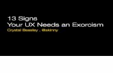 13 Signs Your UX Needs an Exorcism