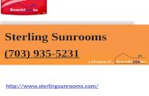 Sterling Sunrooms (703) 935-5231