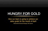 Hungry for gold