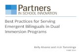 Best Practices for Serving Emergent Bilinguals in Dual Immersion Programs