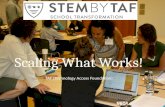 Transforming Public Schools -- Scaling What Works!
