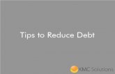 Tips to Reduce Debt
