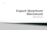 Caput quartum decimum derivatives