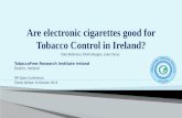 Are Electronic Cigarettes good for Tobacco Control in Ireland? - Luke Clancy