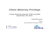 Client Attorney Privilege