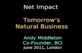 Andy Middleton Net Impact presentation