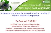 Dr. Said El Quliti - A General Procedure for Assessing and Improving the Efectiveness of Medical Waste Management