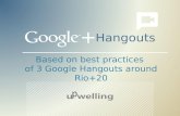 Google+ Hangout Training for KM meeting UNDP