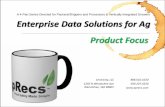 ApRecs Ag Data Awareness Platform - Leveraging Enterprise Data