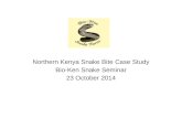 Case study of snakebite in Northern Kenya by Diana Carson