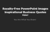 Powerpoint inspirational business quotes 2014