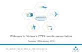Victrex - Full Year Results 2013