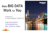Enterprise Data World Webinar: Make BIG DATA Work for You