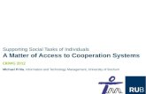 Access in Groupware: CRIWG 2012