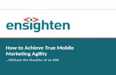 Webinar Deck - How to Achieve True Mobile Marketing Agility