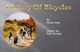 History of bicycle by Manas Orpe
