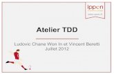 Atelier TDD (Test Driven Development)