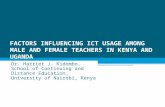 Kidombo harriet   cross-cutting issues in ict usage among male and female teachers...elearning 2010 [1]