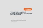 Turning Content Curation into Thought Leadership