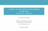 Tópicos de Big Data - Link Analysis