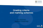 Grading criteria and marking schemes, Liz Norman, SAVS-CSU Learning and Teaching Extravaganza, February 2014