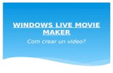 Com utilitzar el Windows live movie maker?