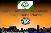 Public Transportation Sylvan Lake, Alberta