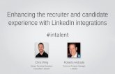 Enhancing the Recruiter and Candidate Experience with LinkedIn Integrations | Talent Connect San Francisco 2014