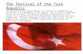 Festival of turk republic