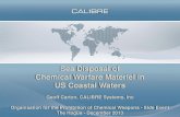 2013 Sea Disposal of Chemical Warfare Materiel in US Coastal Waters